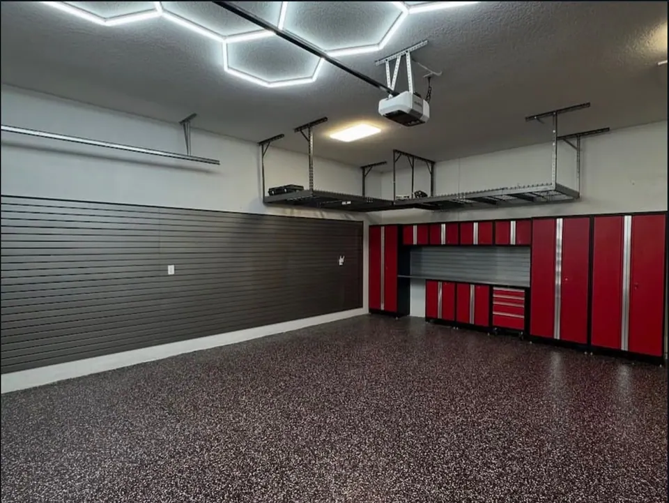Hex Lighting, Racks, and Garage Storage